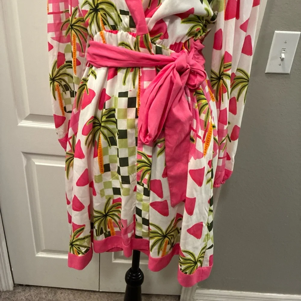 Celina moon ladies wrap dress size large - Picture 4 of 7